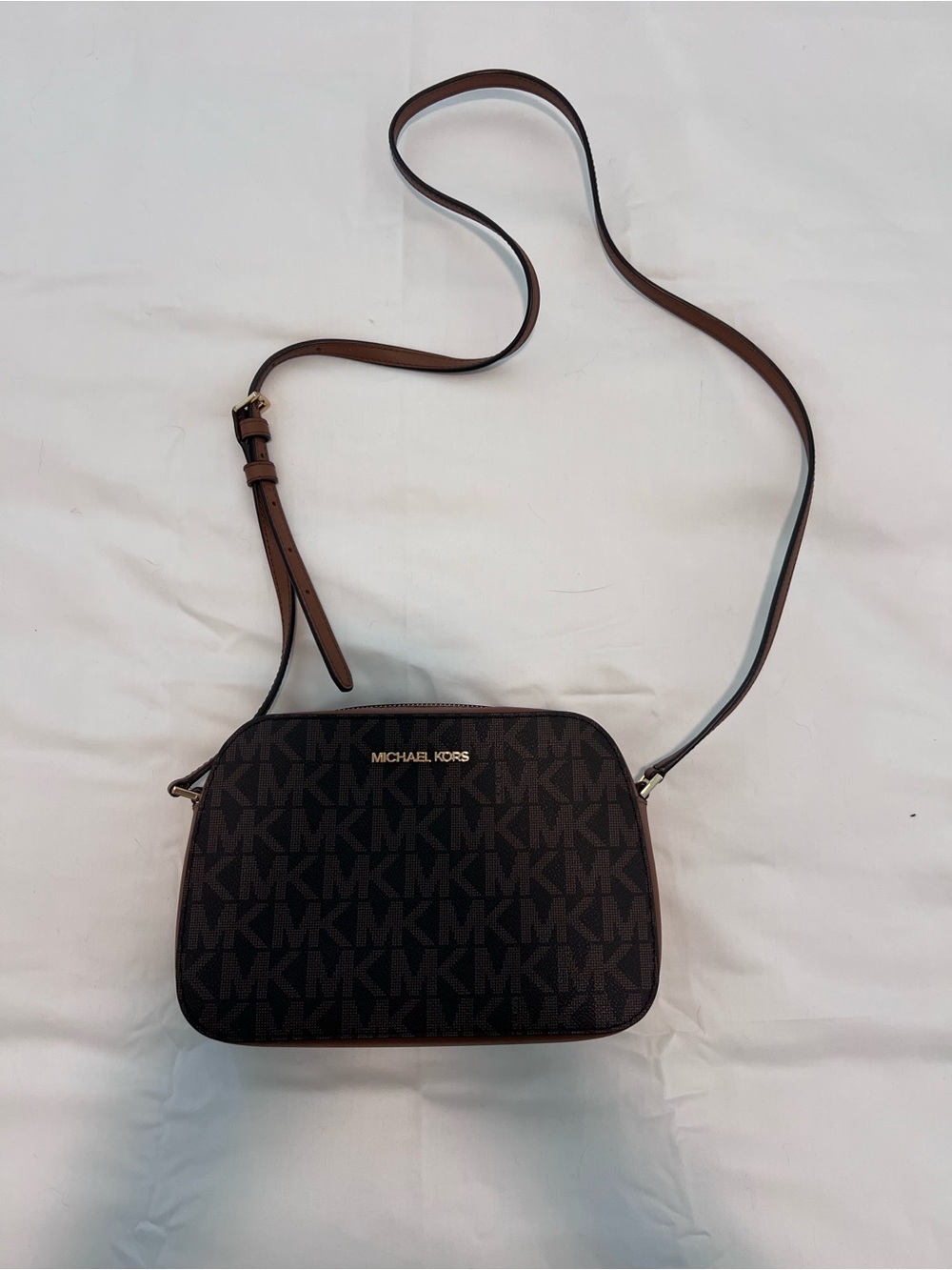 Michael Kors Black Logo Crossbody Bag - Picture 2 of 11